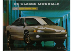 1994 Chrysler Intrepid Sales Sheet CN FR