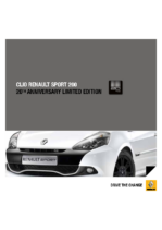 2010 Renault Clio Sport 200 20th Anniversary Edition AUS