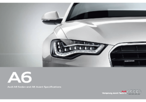 2012 Audi A6 Spec Guides AUS