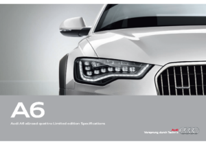 2012 Audi A6 allroad Spec Guides AUS