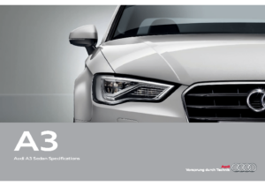 2013 Audi A3 Spec Guides AUS