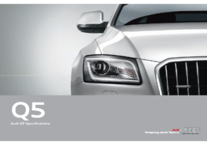 2013 Audi Q5 Spec Guides AUS