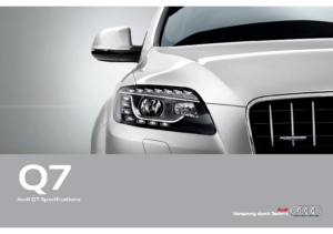 2013 Audi Q7 Spec Guides AUS