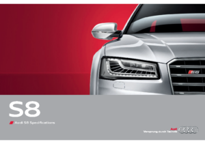 2014 Audi S8 Spec Guides AUS