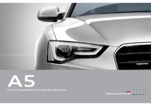 2015 Audi A5 Sportback Specs AUS