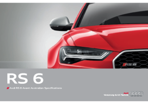 2015 Audi RS 6 Avant Specs AUS