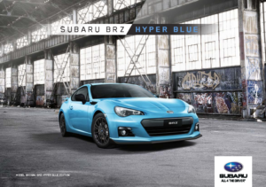 2015 Subaru BRZ Hyper Blue Edition AUS