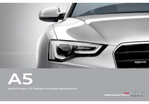 2016 Audi A5 Specs AUS
