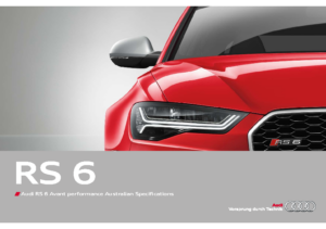 2016 Audi RS 6 Performance AUS