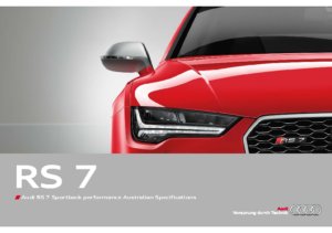 2016 Audi RS 7 Performance AUS