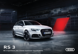 2018 Audi RS 3 Sportback & Sedan Specs AUS