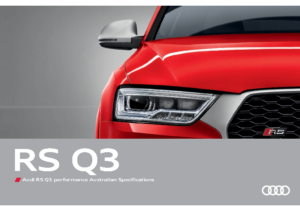 2018 Audi RS Q3 Specs AUS