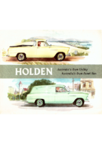 1958 Holden FC Ute & Panrel Van AUS