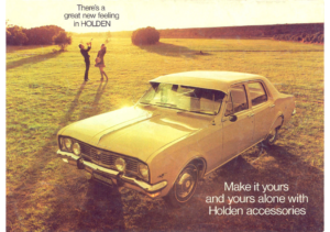 1969 Holden HT Accessories AUS