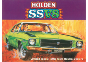 1972 Holden HQ SS V8 Data Sheet AUS