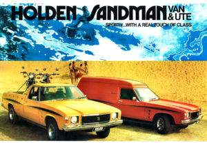 1974 Holden HJ Sandman Ute & Van AUS