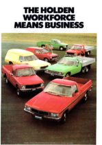 1980 Holden WB Utes & Vans AUS