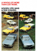 1981 Holden WB Utes & Vans AUS