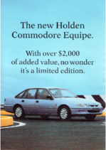 1995 Holden VR Commodore II Equipe Folder AUS