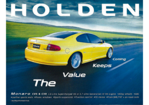 2001 Holden Full Line AUS