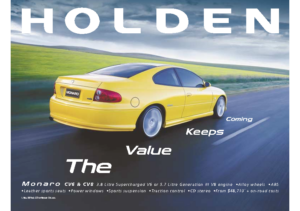 2002 Holden Catalogue AUS