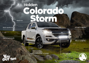 2019 Holden Colorado Storm AUS