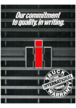 1985 International Truck Warranty AUS