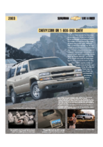 2003 Chevrolet Suburban Spec Sheet