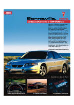 2003 Pontiac Bonneville Spec Sheet