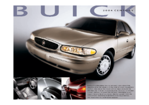 2004 Buick Century Spec Sheet