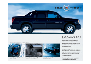 2004 Cadillac Escalade EXT Spec Sheet