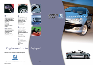 2004 Peugeot 206 Accessories AUS