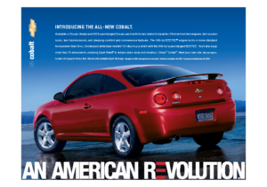 2005 Chevrolet Cobalt Spec Sheet v2