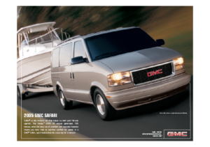 2005 GMC Safari Spec Sheet