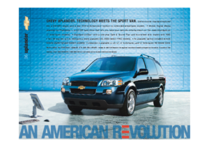 2006 Chevrolet Uplander Spec Sheet