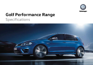 2017 VW Golf Performance Range AUS