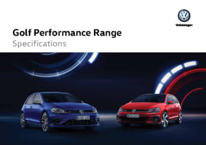 2018 VW Golf Performance Range Specs AUS