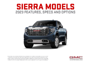 2023 GMC Sierra 1500 Features & Options Guide
