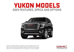 2023 GMC Yukon Features & Options Guide