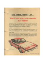 1966 Oldsmobile Data Book I