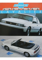 1988 Chevy Cavalier Dealer Sheet CN FR