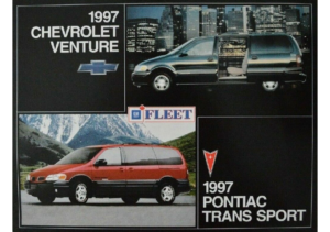 1997 GM Minivan Dealer Sheet CN