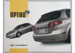 2004 Chevrolet Optra5 Dealer Sheet CN