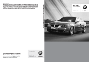 2003 BMW 5 Sedan AUS