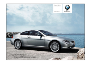 2007 BMW 6 Series Accessories AUS