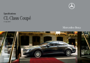 2009 Mercedes-Benz CL-Class Specs AUS