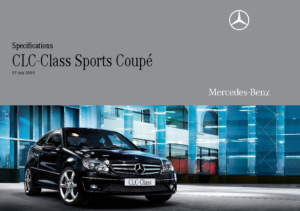 2009 Mercedes-Benz CLC-Class Specs AUS