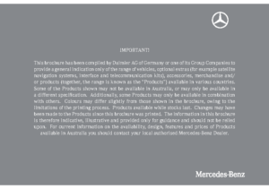 2009 Mercedes-Benz E-Class Coupe Accessories AUS