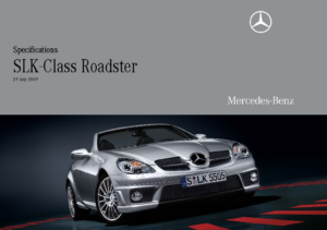 2009 Mercedes-Benz SLK-Class Specs AUS