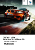 2012 BMW 1 Series M Coupe Spec Guide AUS